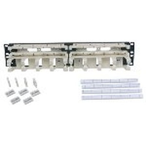 110 Rack Mount Kit  Category 5e  100 Pair  5 Pair Blocks with Cable Management