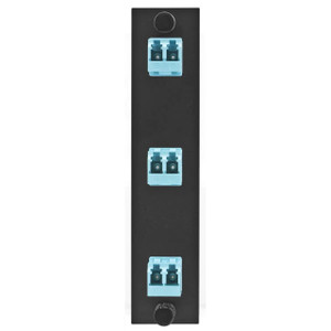 Hubbell FSPNLCDS3AQ Fiber Adapter Panel
