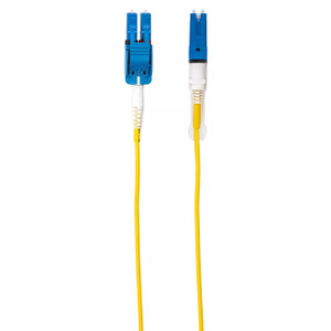 Hubbell DFPCCSLCS2SM OM2 Duplex Fiber Patch Cord – 6.6 ft (2 m) – Yellow