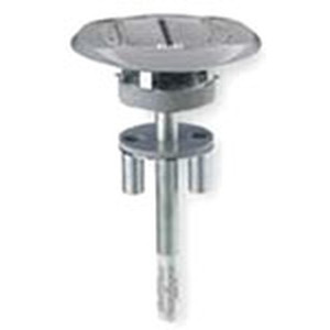 SystemOne Fire-Rated Poke-Through  One-Piece  4x4 Aluminum
