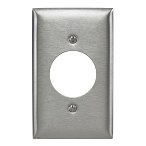 Hubbell SS720 1-Gang Stainless Steel Plate