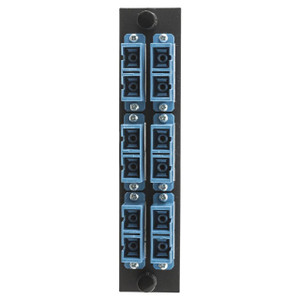 Hubbell FSPNSCDS6B 12P SC Duplex Panel