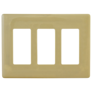 Hubbell NPS263I 3-Gang Wallplate