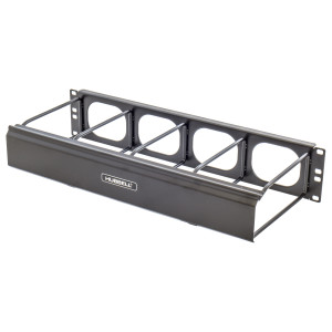 Hubbell Horizontal Cable Manager M-Series Rail Mounted 4 Uni