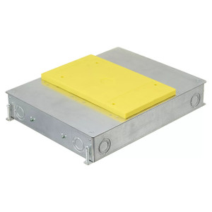 Hubbell CFB4G25E 4-Gang Concrete Floorbox