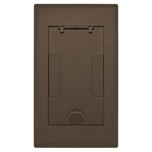 Hubbell 2GAFBCVRBRZ Flush Bronze Cover