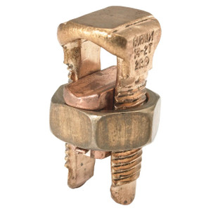 Hubbell Split Bolt 1AWG30 Copper Pack of 10 - HGBKS27