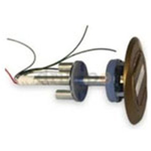 SystemOne Fire-Rated Poke-Through  One-Piece  4x4 Brass