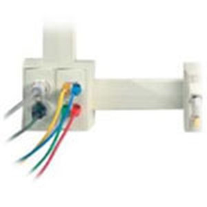 WallTrak (PW2) Two-Channel  Non-Metallic Raceway  Latching  7ft.  Office White