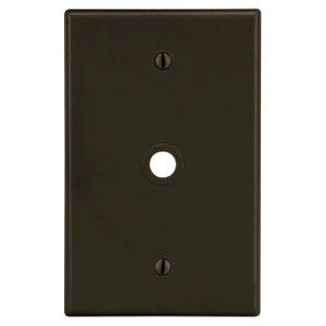Hubbell PJ11 Polycarbonate Wallplate - Brown