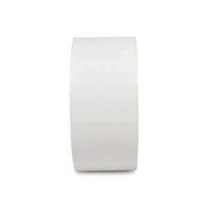 Sato SR15LT-53177 2x1 Gloss White Polyester Thermal Transfer
