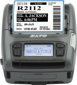 SATO WWPV31260 PV3 203dpi Mobile Thermal Printer