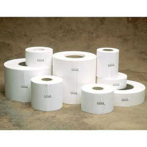 SATO SR15LD-20246 thermal label close-up showing print quality and label dimensions