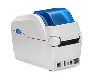 Sato W2212-400DW-EX1 thermal printer paper feed mechanism and control panel