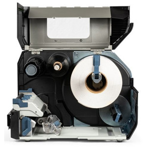 Sato CL6NX Plus thermal printer control panel and display detail shot