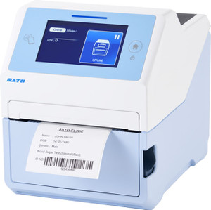 Sato WWHC04041-WAN CT4-LX-HC healthcare thermal printer front view