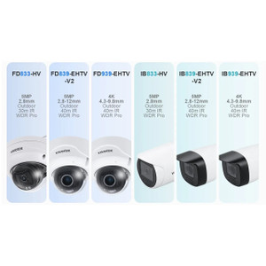 Vivotek FD833-HV-1Y 5MP Fixed Dome Camera