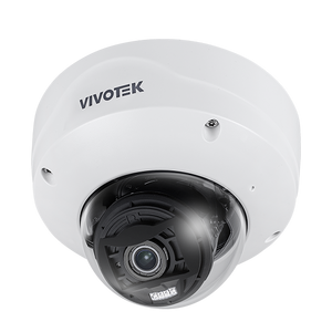 Vivotek FD9187-HT-V3 5MP indoor dome camera with 2.7-13.5mm lens, front view