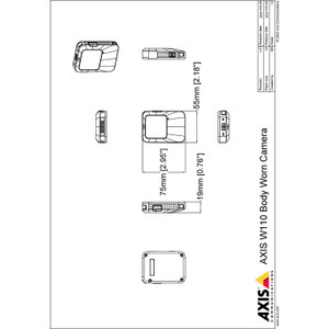 Axis W110 Body Worn Camera Gray 5 Pack - 02644-024