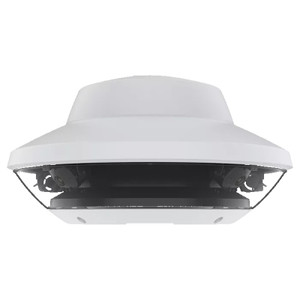 Axis 03226-001 - Axis Q6010-E Hard Coated Smoked Dome (view 2)