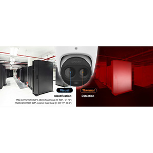 Hanwha TNM-C2712TDR Hanwha TNM-C2712TDR Bi-Spectrum Fire Detection Camera - Image 3