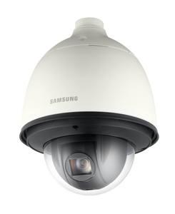 Hanwha HCP-6320HA security camera dome housing and mounting bracket detail