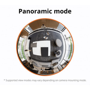 Hanwha XNF-A8014RV 6MP Outdoor AI IR Fisheye Dome