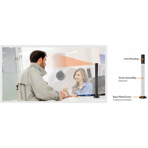 Hanwha SLA-T2880BA RB 2MP Network Bandit Barrier Lens