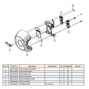 Hanwha AM07-015435B Assembly Case Top