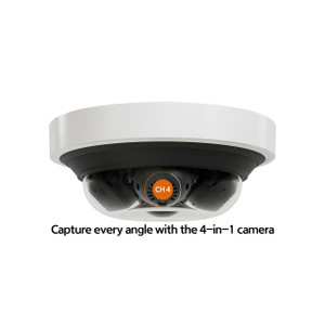 Hanwha PNM-C16013RVQ 4MP AI Dome Camera