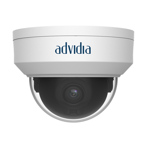 i-PRO M-46-FW-V2 4MP mini dome security camera front view white background