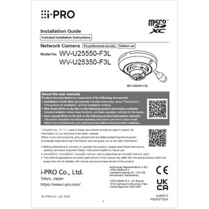 i-PRO WV-U25501-F3L - i-PRO WV-U25501-F3L 5MP Outdoor IR Dome Camera (view 3)