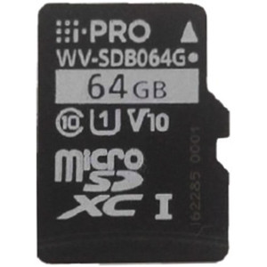 i-PRO WV-SDB064G 64GB microSDXC Memory Card