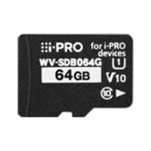 i-PRO WV-SDB064G microSDXC Memory Card 64GB