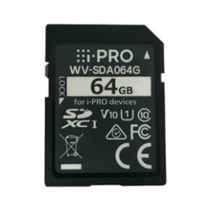i-PRO WV-SDA064G 64GB SDXC Memory Card for Surveillance