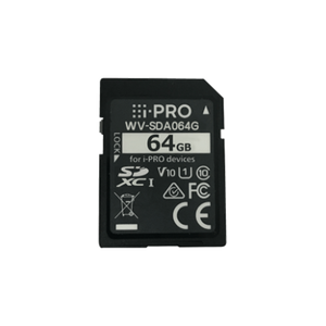 i-PRO WV-SDA064G 64GB SDXC Memory Card for Surveillance