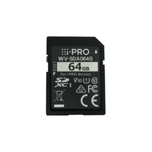 i-PRO WV-SDA064G 64GB SDXC Memory Card for Surveillance