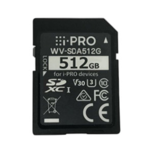 i-PRO WV-SDA512G SDXC Memory Card 512GB