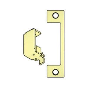 HES HTD-605 1006 Series Bright Brass Faceplate
