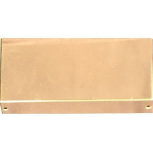 HES DUC-4B 600D Magnetic Lock Dress-Up Cover Polished Brass