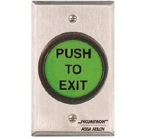 HES PB5 2 inch round momentary push button DPST switch for security access control
