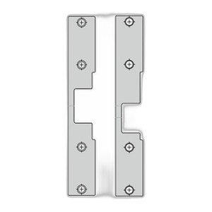HES 1LB-2-612 Satin Bronze Faceplate Kit - image 2