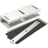 HES GDB-V2M Glass Door Bracket Clear Anodized