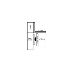 HES HEB-3BK-12 Header Extension Bracket