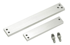 HES ASB-82CL aluminum frame spacer bracket for security door systems
