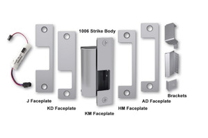 HES HM-630 1006 Series Satin Stainless Steel Faceplate