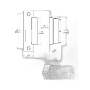 HES SFP-5/8BK-12 Stop Filler Plate