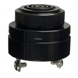 SC628 HES buzzer close-up showing electrical connections and mounting details