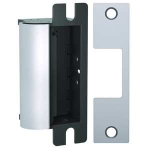 HES J-630 stainless steel faceplate detail showing finish and mounting