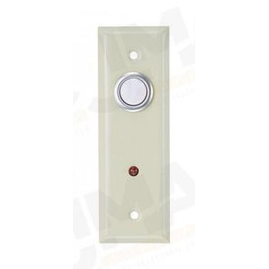 HES RP-02 Ivory Pushbutton Red LED N/O Switch